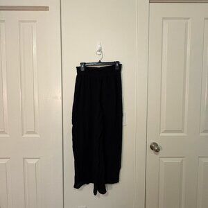 Michael Stars - Medina Cropped Gauze Pant - Black